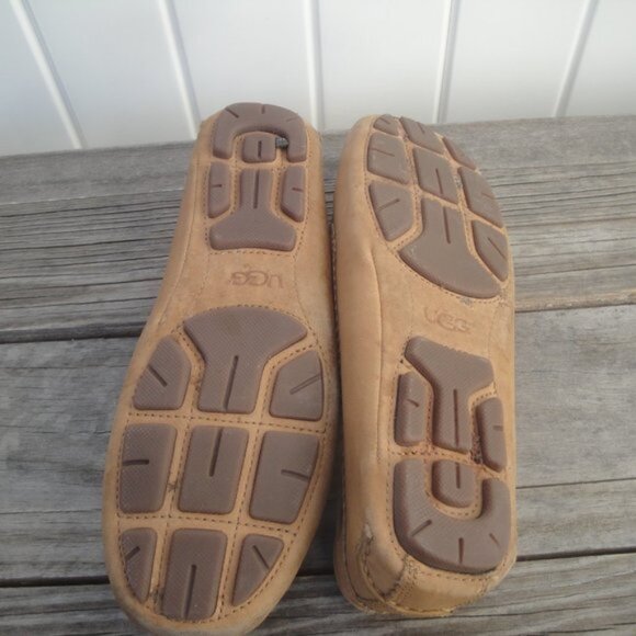 Ugg Australia Meena Sheepskin Lined Driving Loafer – Chestnut Suede - Picture 5 of 6